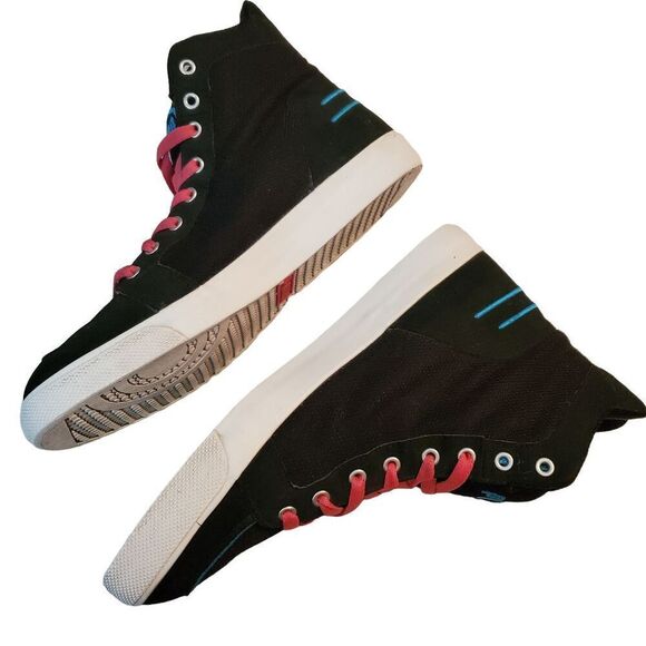 Puma Hooper High Tops Sneakers. Black/Teal/Pink. Size 11 - Picture 7 of 12